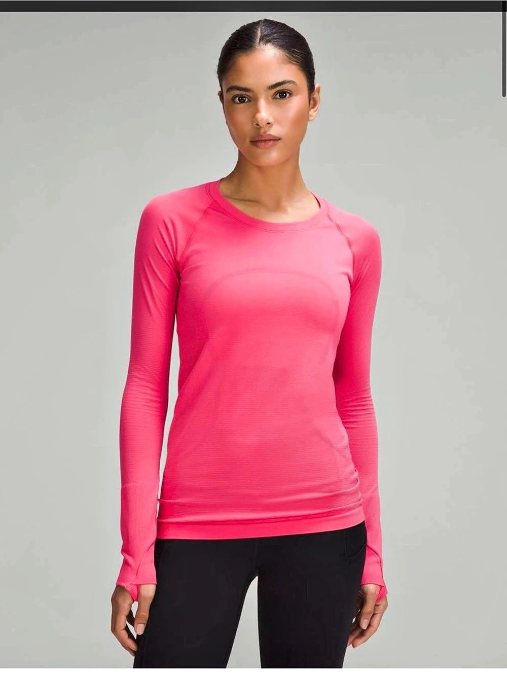 NWOT lululemon Swiftly Tech Long Sleeve Crew Pink